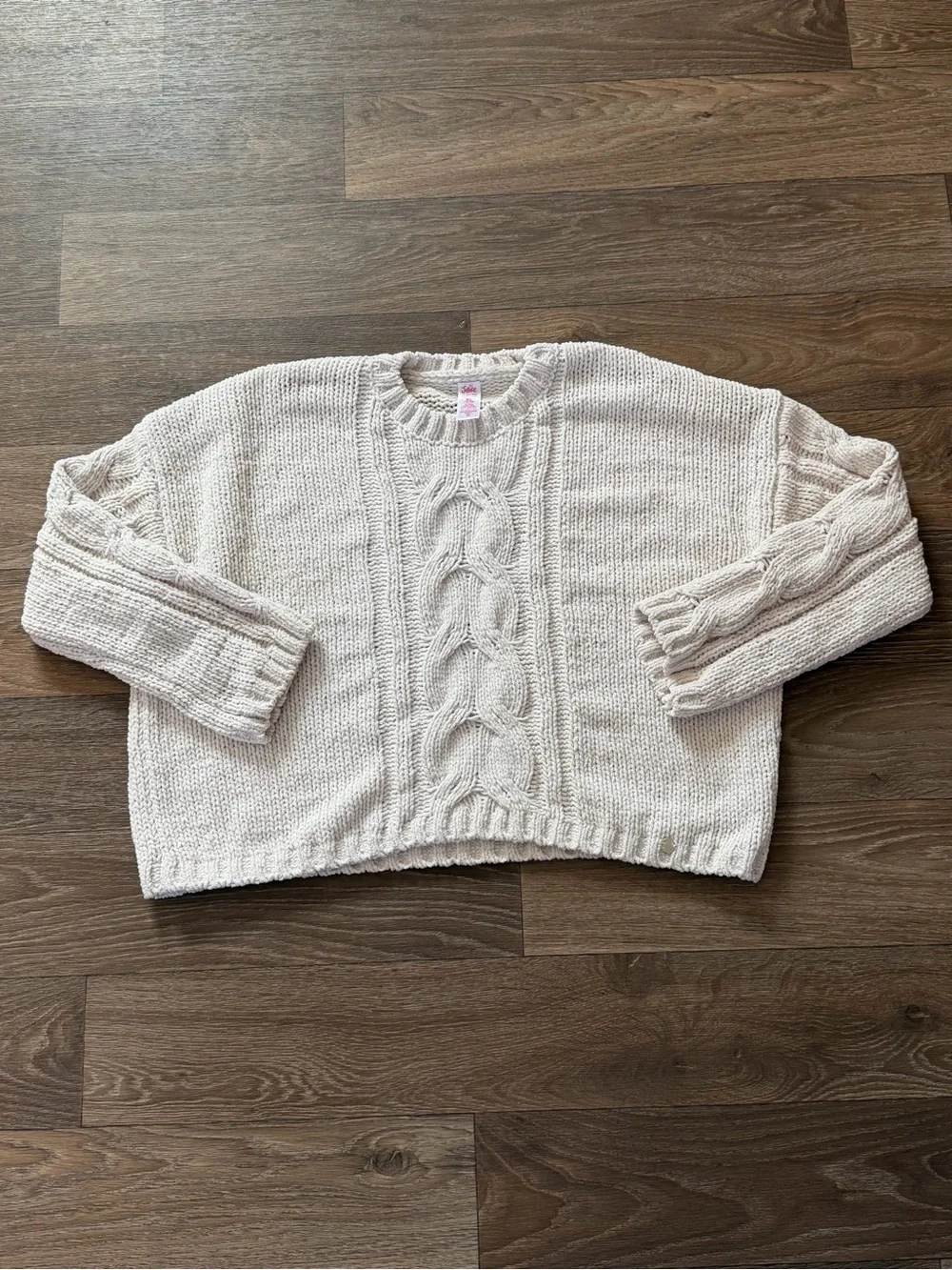 Justice Girls Cable Knit Sweater XL